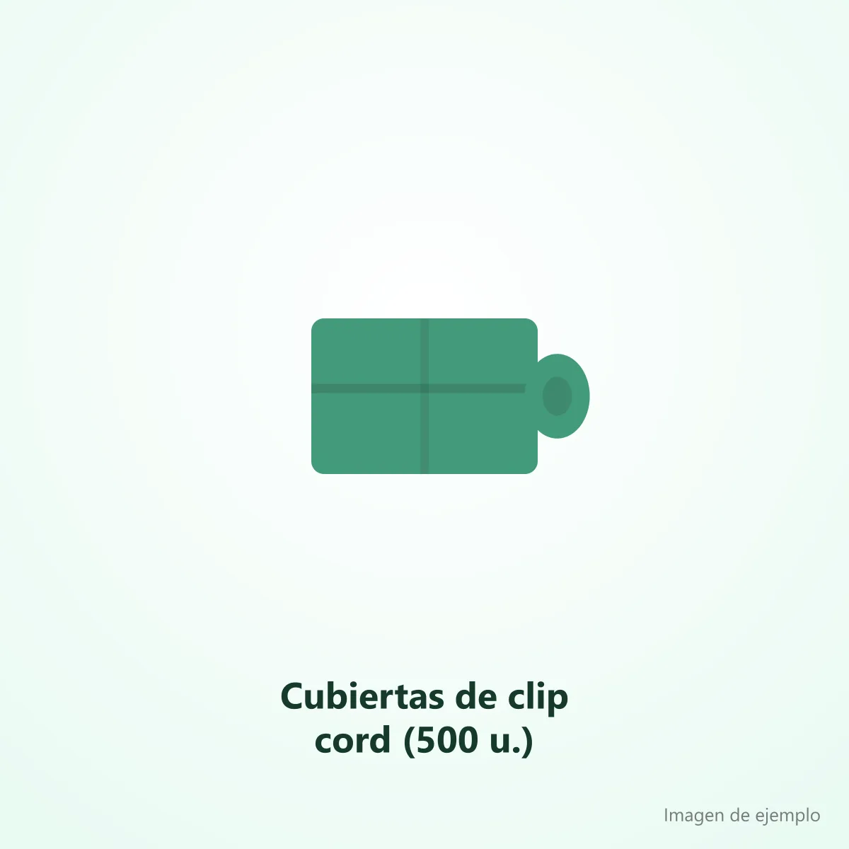 Cubiertas de clip cord (500 u.)