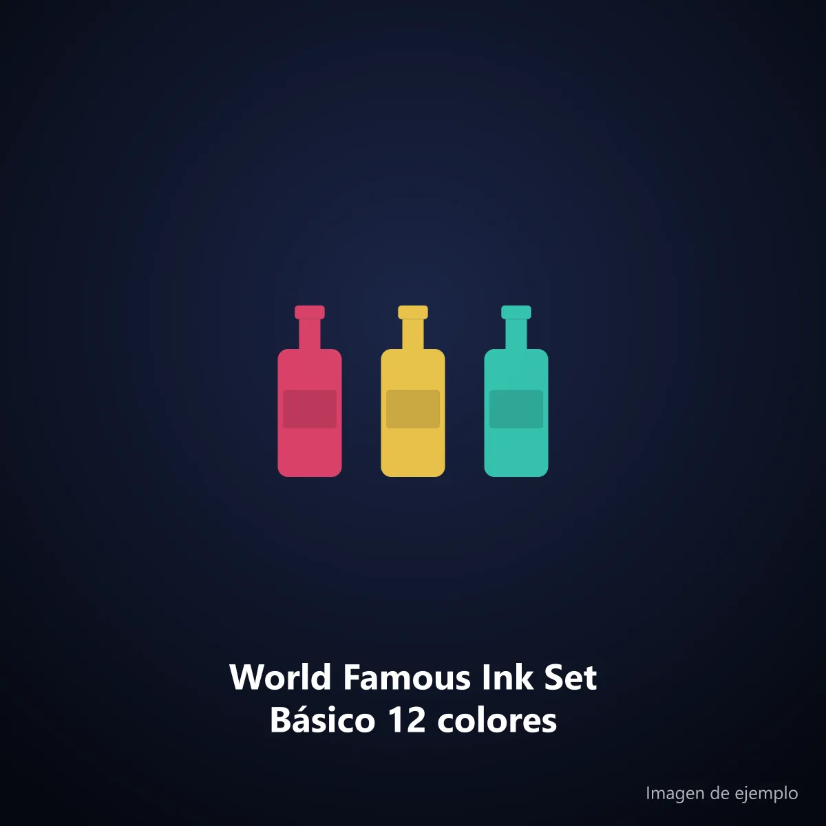 World Famous Ink Set Básico 12 colores
